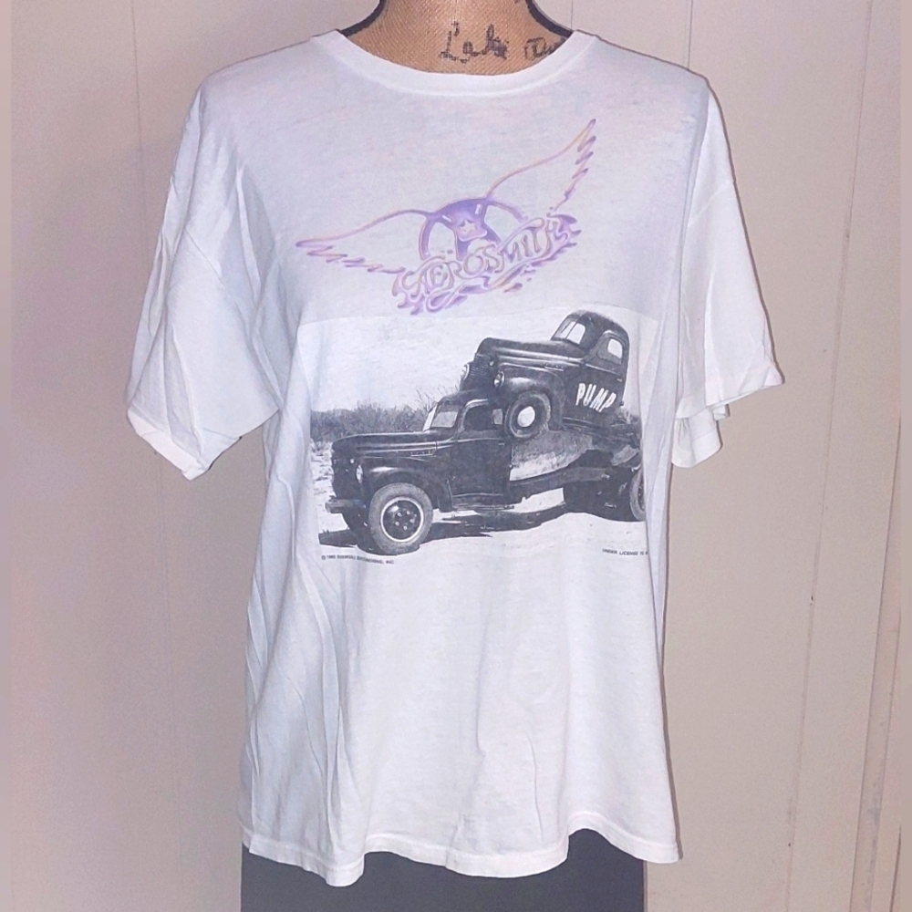 Aerosmith 1989 RARE Pump Concert Tee XL Pre-loved Unisex Vintage